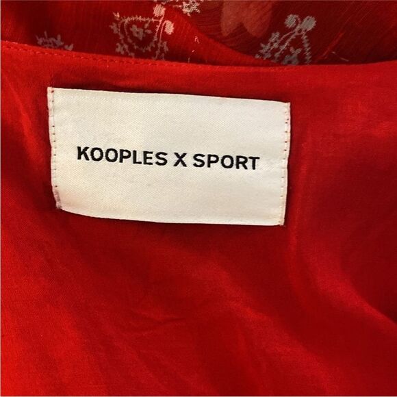The Kooples XSport viscose wrap dress, US0 - Picture 14 of 16